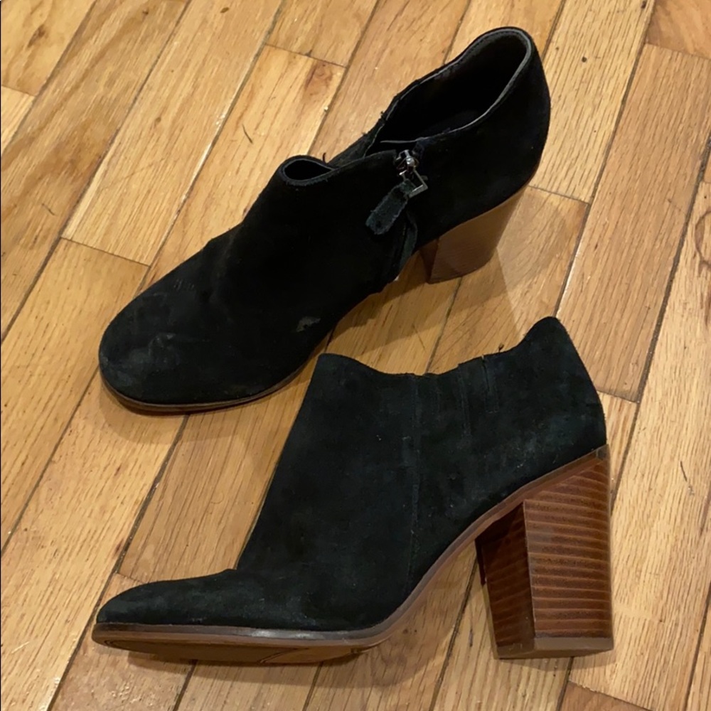Barely worn suede booties!